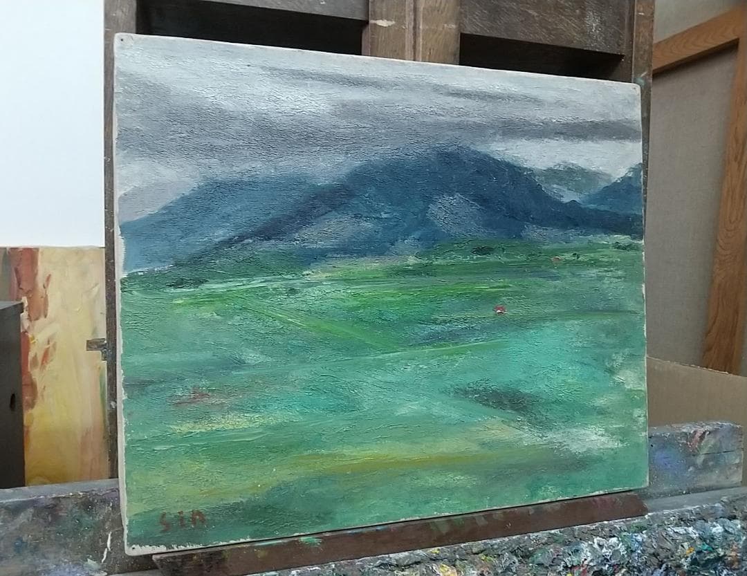 草原」´60 絵画 F8