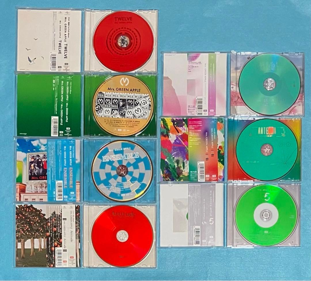 Mrs.GREEN APPLE アルバム7枚 TWELVE ANTENA 5 - メルカリ