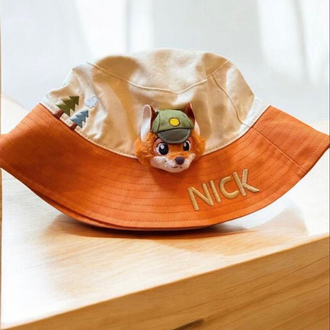 値下げ！上海ディズニー ズートピア ニック 帽子 幼少期 バケット