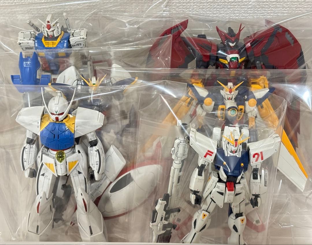 ③ジャンクプラモデル ガンプラ系・MG ターンエー F91 ガンダムエピオン 他 ラフレシア型台座”が付属！「MG 1/100 ガンダムF91 Ver.2.0
