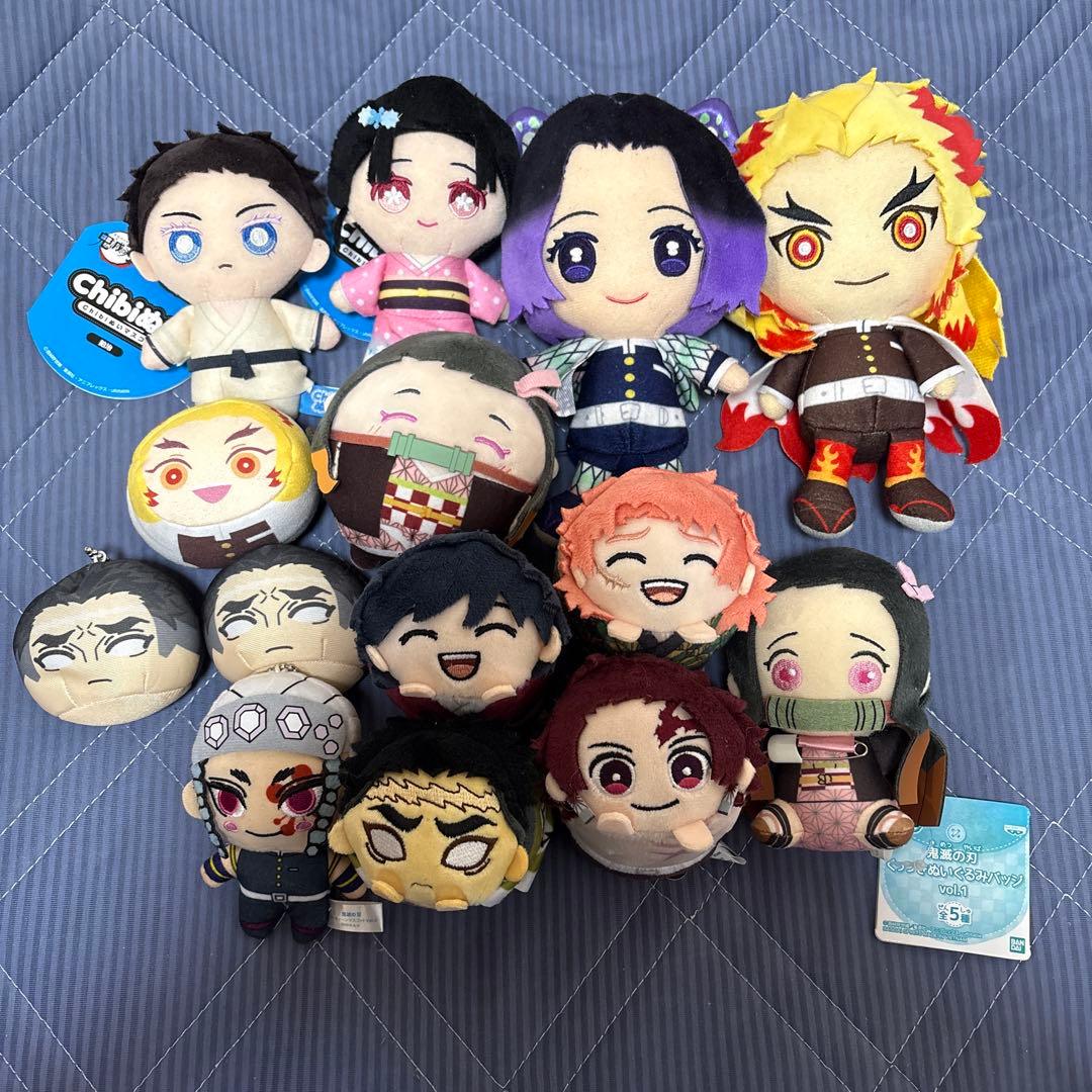 鬼滅の刃 ぬいぐるみ マスコット まとめ売り - メルカリ
