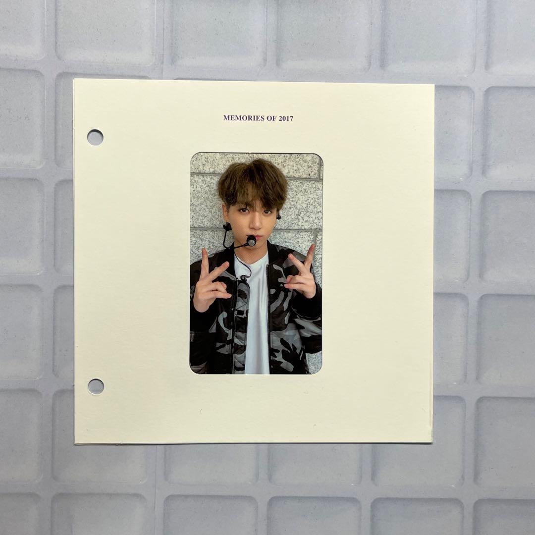 MEMORIES OF 2017 Blu-ray ジョングク トレカ BTS Memories 2017 Blu-ray Photocard Jungkook