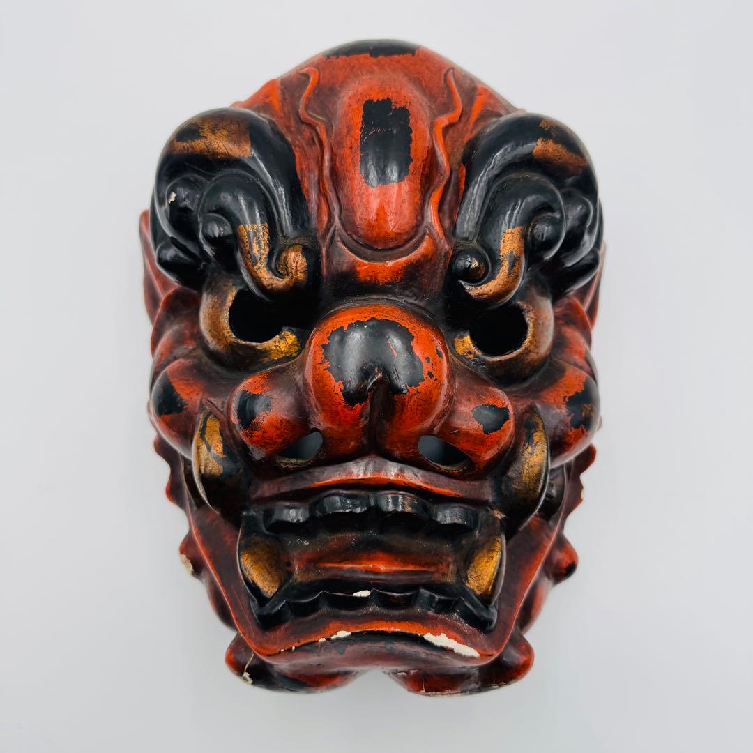 追儺鬼 鬼の面 神楽面 能面 木彫 お面 飾り面 魔除け お祭り 日本伝統 鬼面ってなに？歴史や意味とともに鬼面にまつわるお祭りを併せて紹介