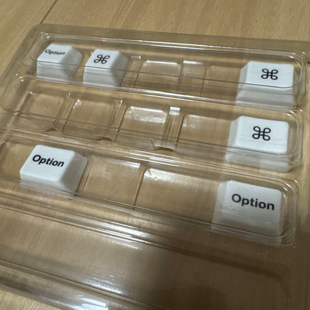 cerakey 無刻印ホワイト フルセット + MacOS用オプション