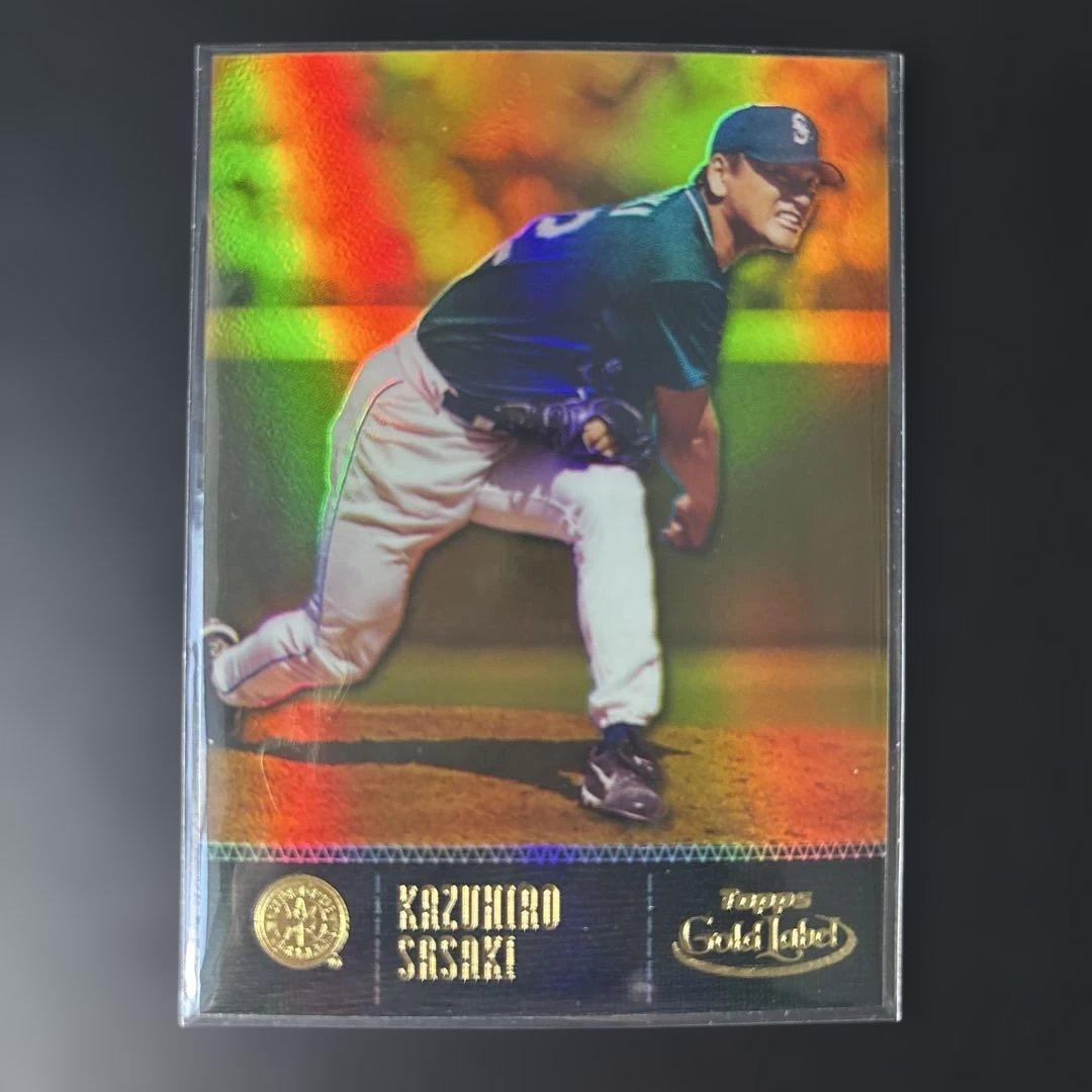 topps 2001 佐々木主浩 gold label 999枚限定カード - メルカリ