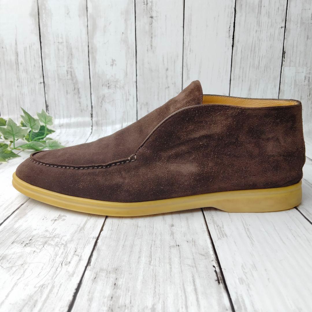 ロロピアーナ【希少】スウェードレザーシューズ　28.5cm　スリッポン　モカシン