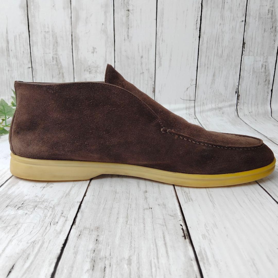 ロロピアーナ【希少】スウェードレザーシューズ　28.5cm　スリッポン　モカシン