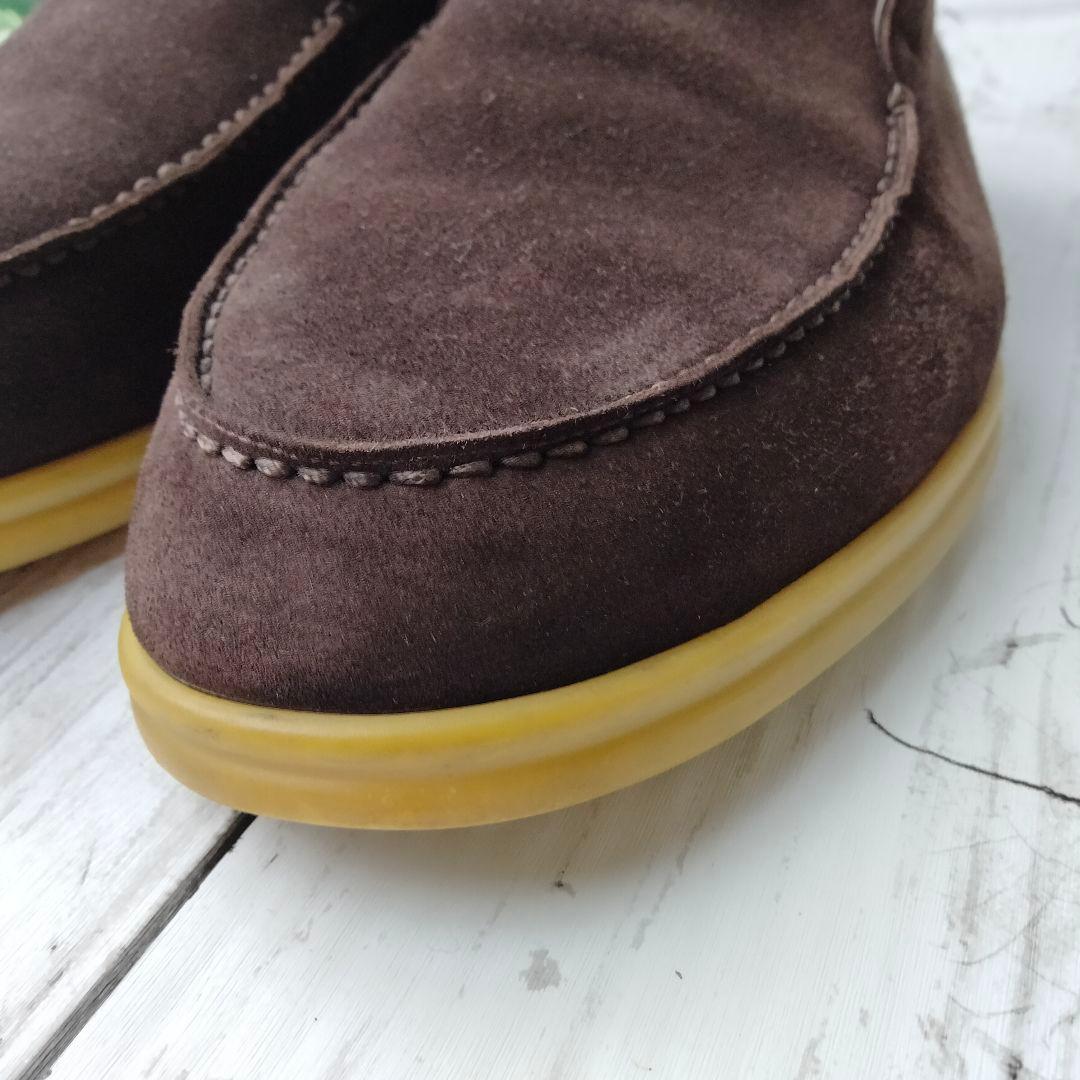 ロロピアーナ【希少】スウェードレザーシューズ　28.5cm　スリッポン　モカシン