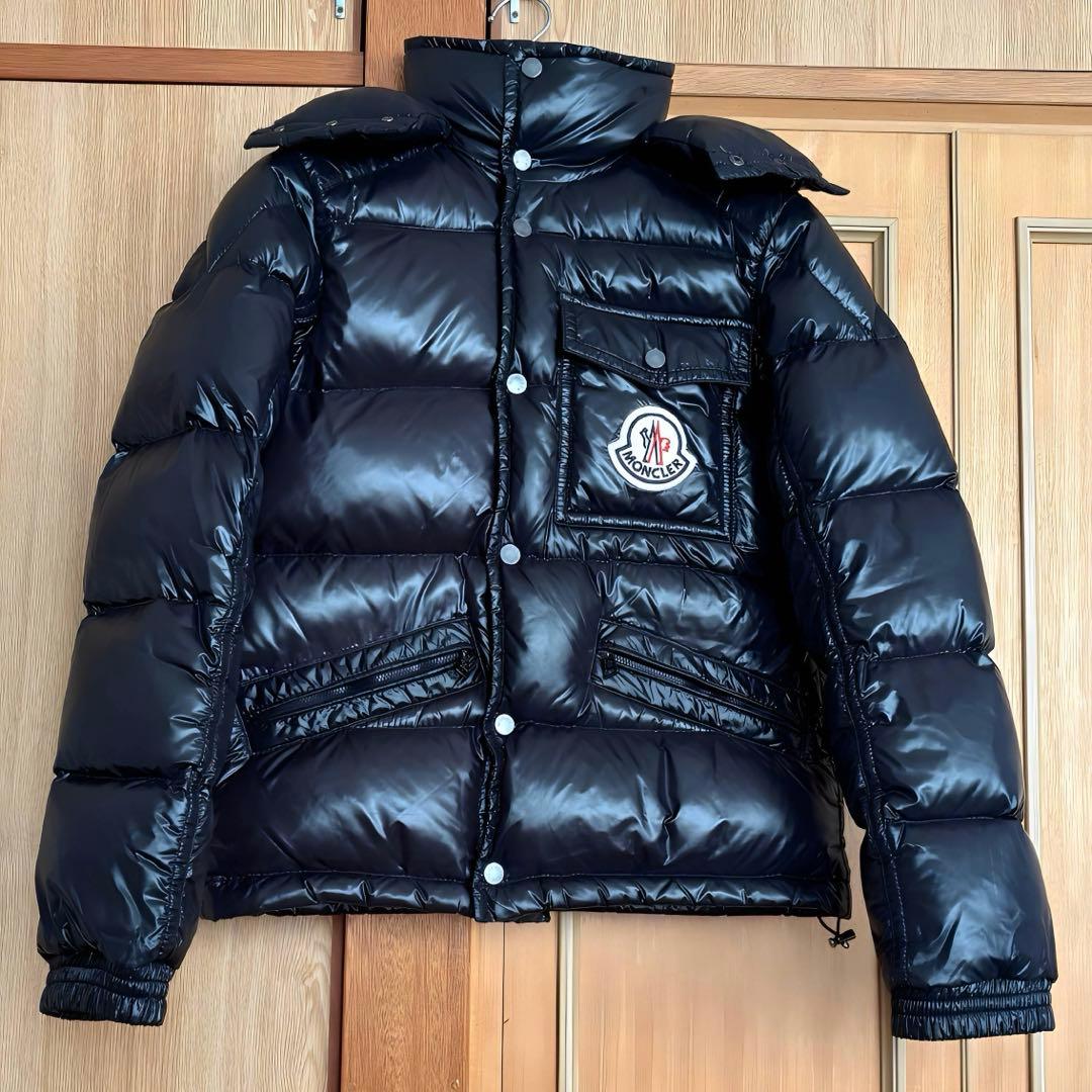 正規品 moncler k2 モンクレール 黒 ダウンジャケット サイズ1 - メルカリ