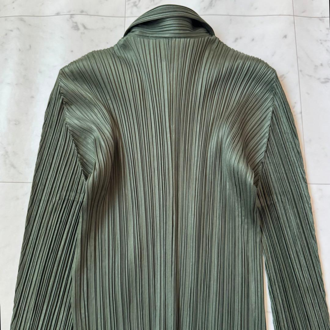 美品 プリーツプリーズ イッセイミヤケ 洗える 長袖シャツブラウス