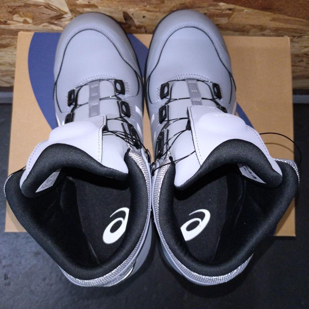 【即決希望】 asics/アシックス 27.0cm BOAシステム安全靴 グレー