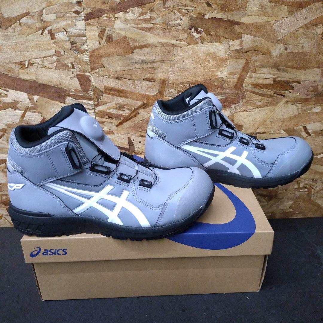【即決希望】 asics/アシックス 27.0cm BOAシステム安全靴 グレー