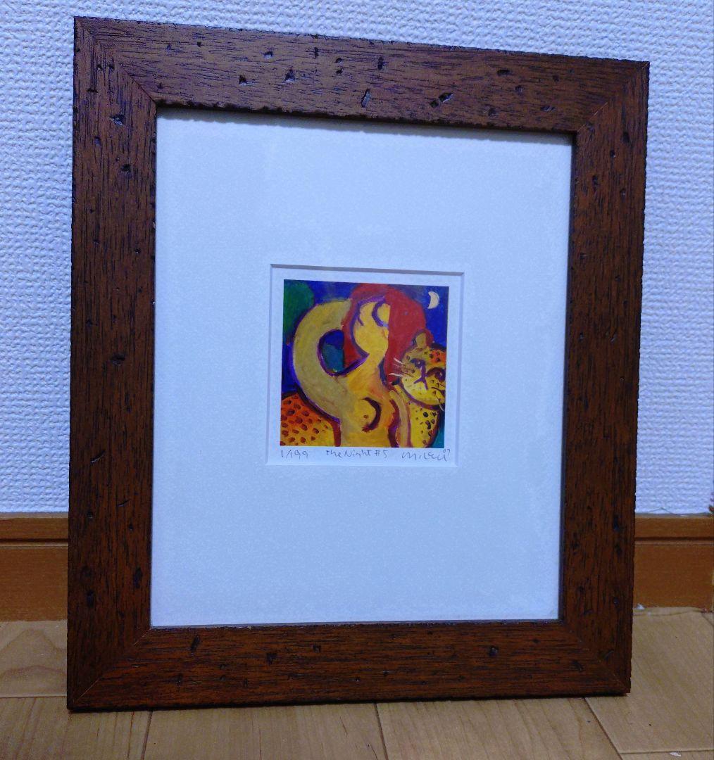 マイケル・ルー 版画エディションナンバー No．1 猫 cat 直筆サイン