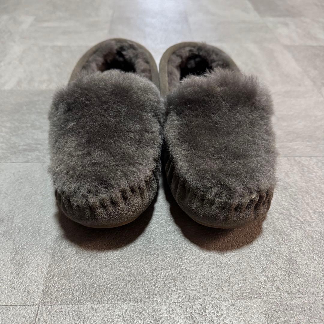 EMU Australia ムートン モカシン ケアンズ 24cm チャコール