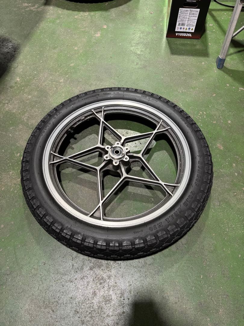 GSX400F 純正 フロント 星キャス 19インチ ダブルディスク対応 - メルカリ