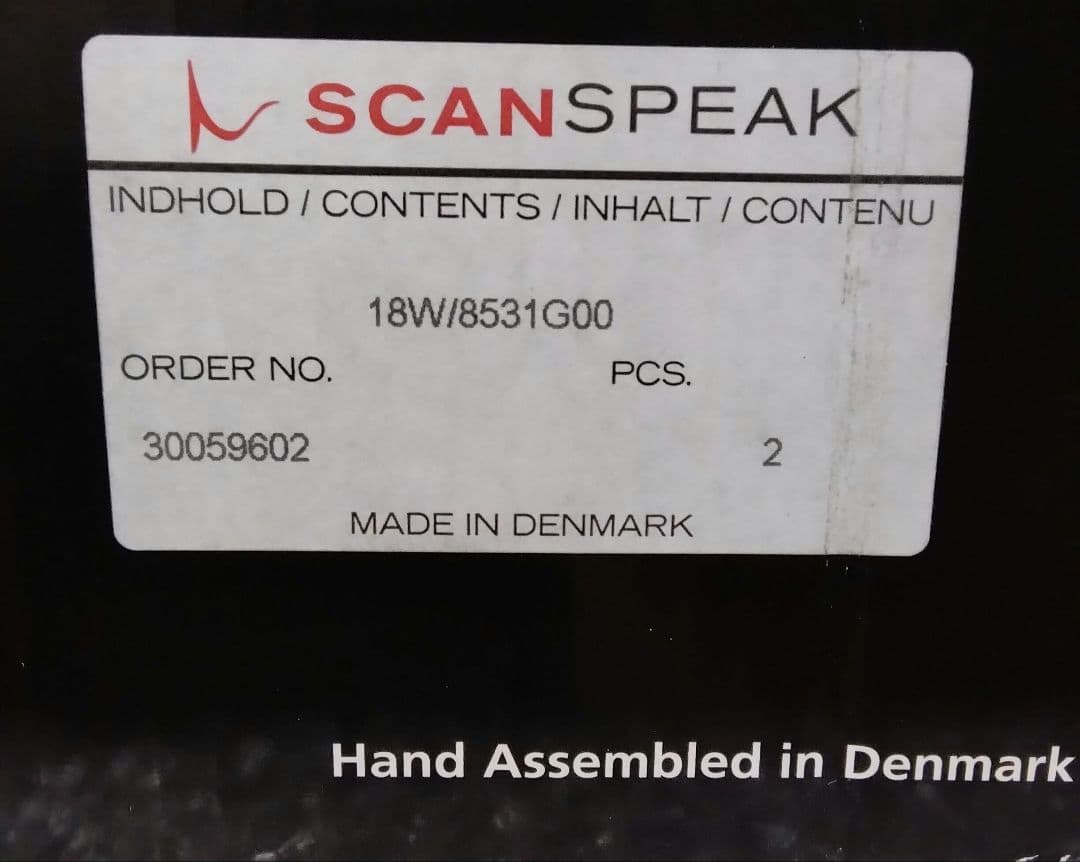 SCAN -SPEAK 　18W/8531G00 　新品 2個セット　③