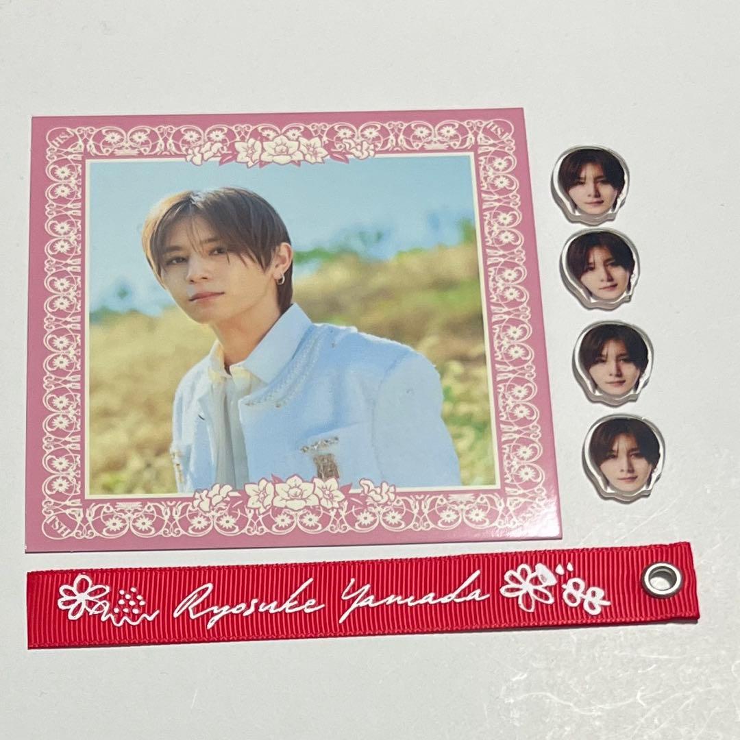 ハニカミ 特典 アクリルチップ リボン メッセージカード 山田涼介