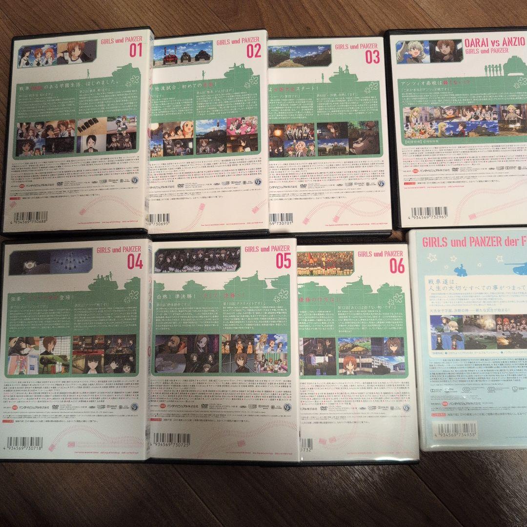 ガールズ&パンツァー DVD8点セット