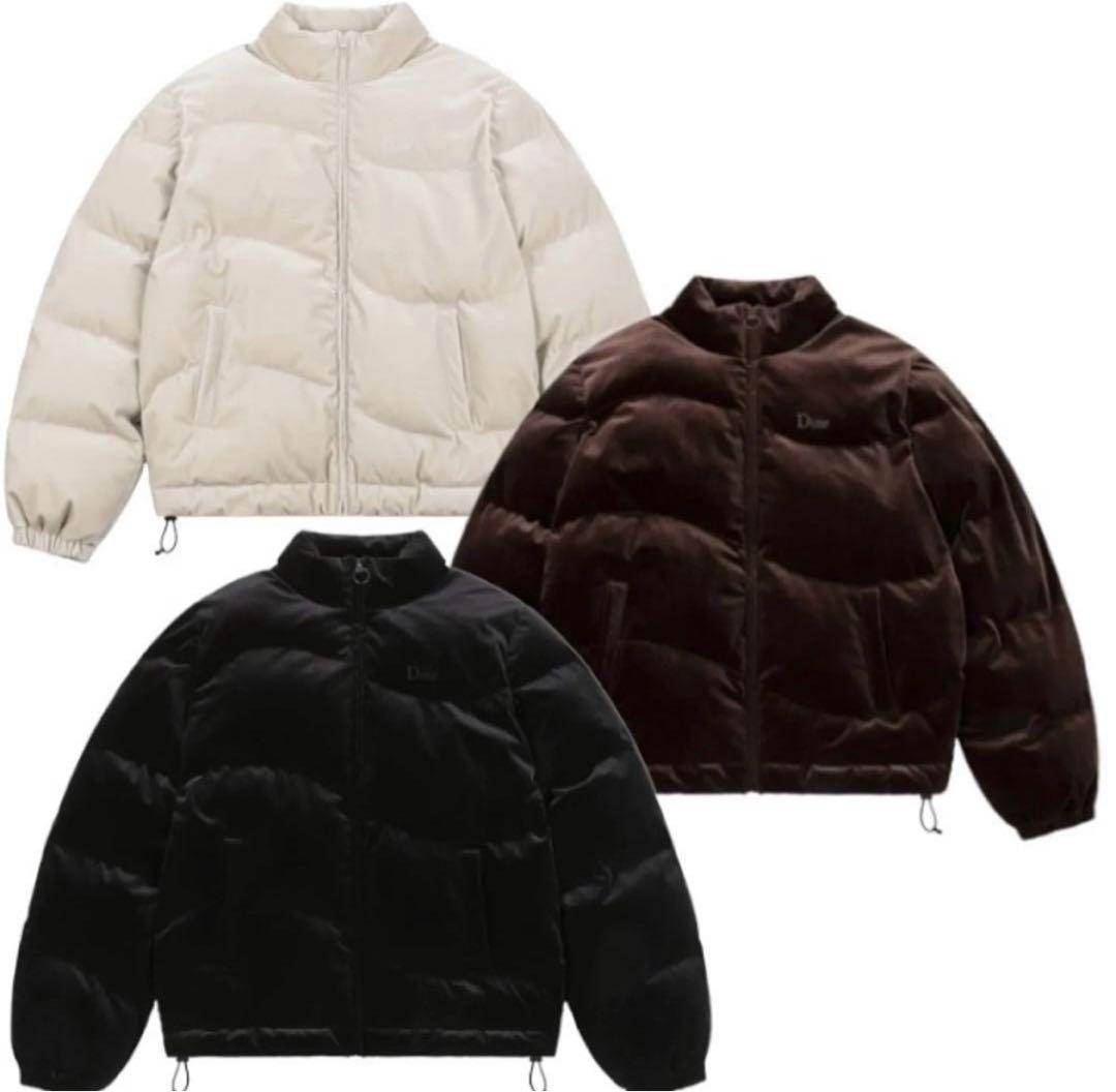 Sサイズ Dime VELVET QUILTED PUFFER ダウン ブラック - メルカリ