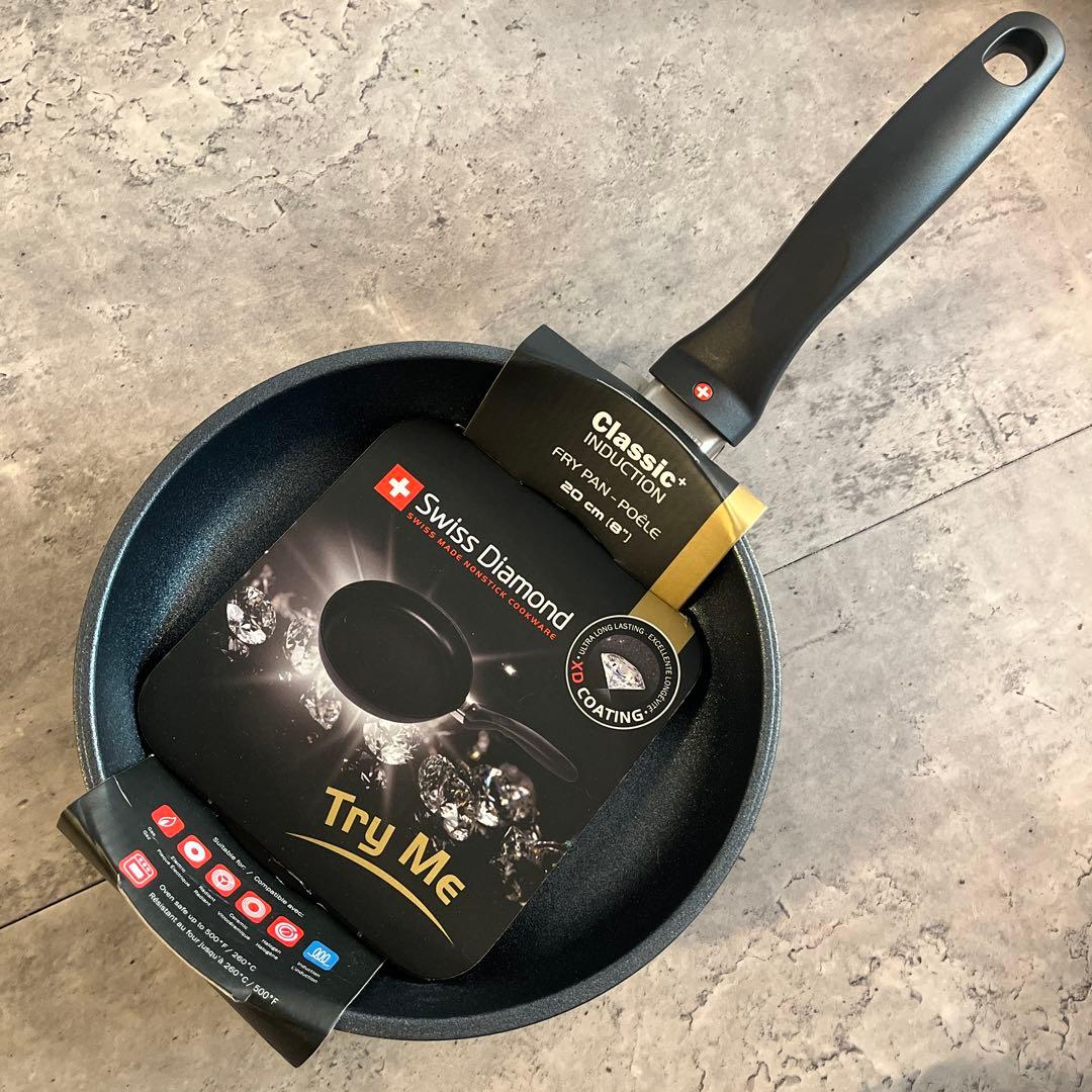 Swiss Diamond スイスダイアモンド 20cm Amazon｜スイスダイヤモンド フライパン 20cm 蓋つき IH対応