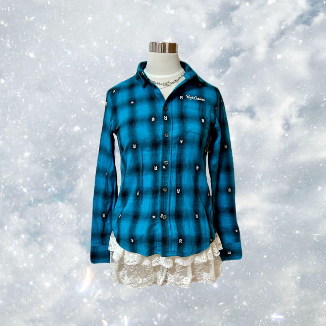 y2k】00s チェックシャツ 平成ギャル マクブリング フェアリーグランジ