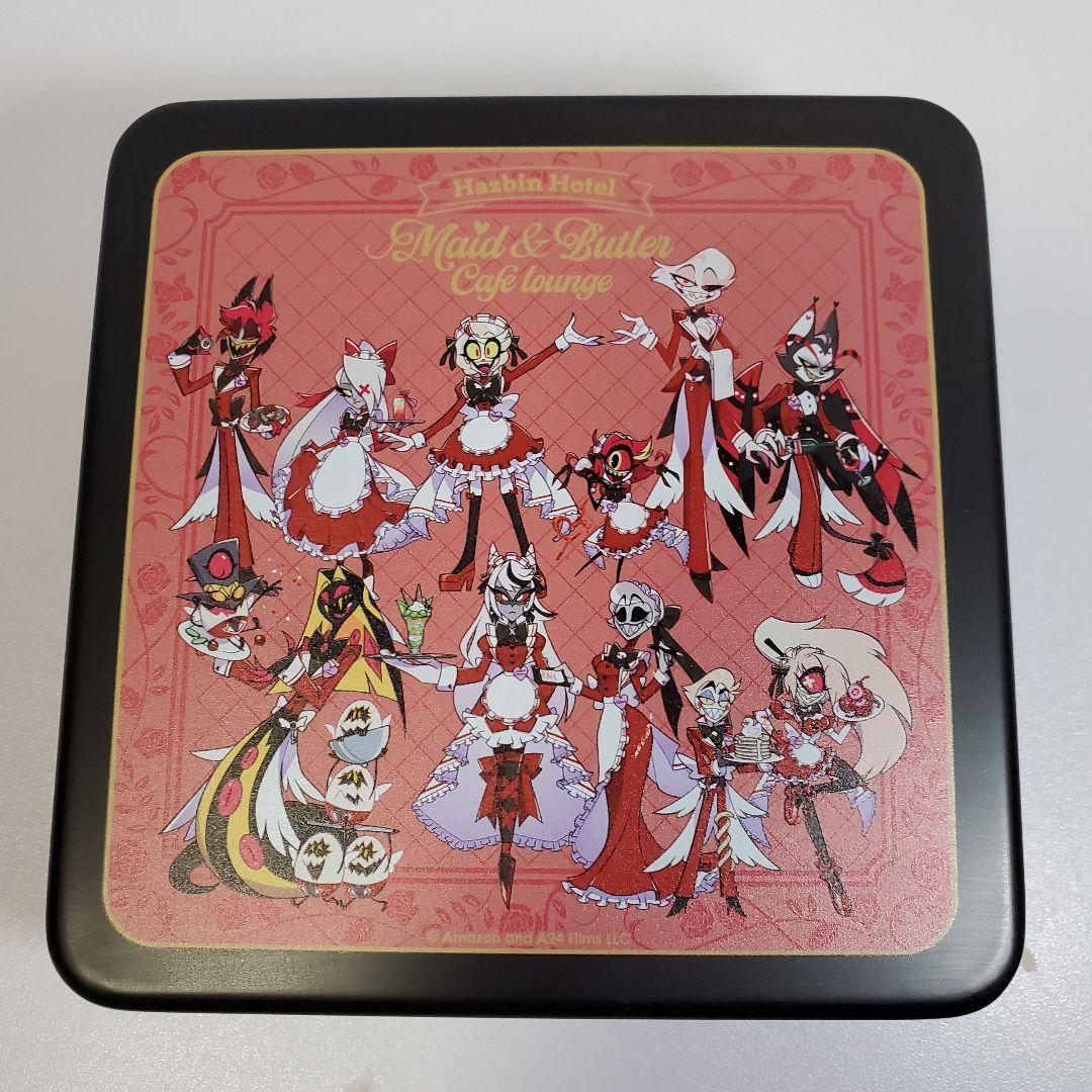 ハズビンホテル スクエア缶ケース ケース単品 アニカフェHAZBIN HOTEL
