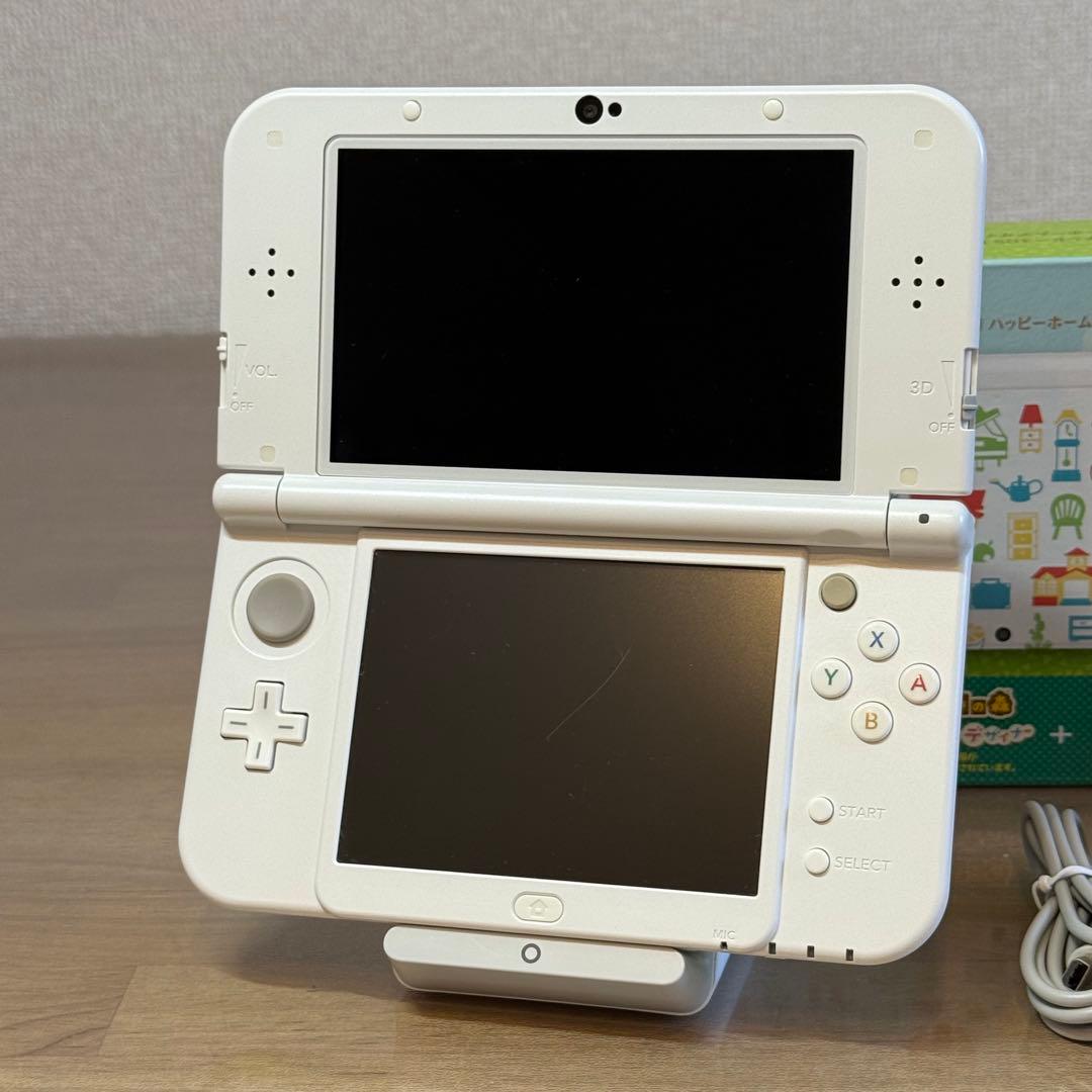 6-024 Newニンテンドー3DS LL ハッピーホームデザイナー 上下IPS
