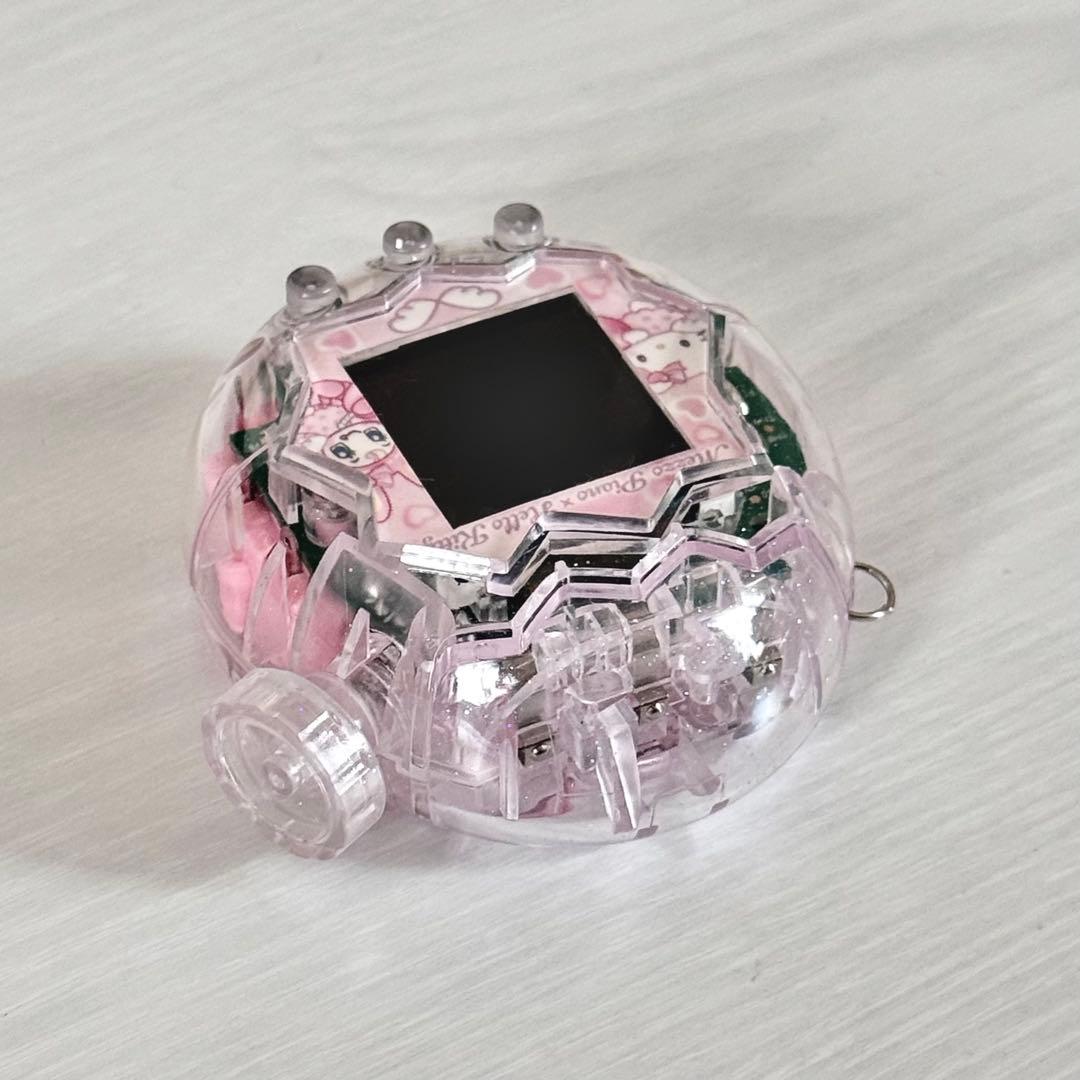 たまごっちパラダイス カスタム シェル パウダーラメ クリアピンク