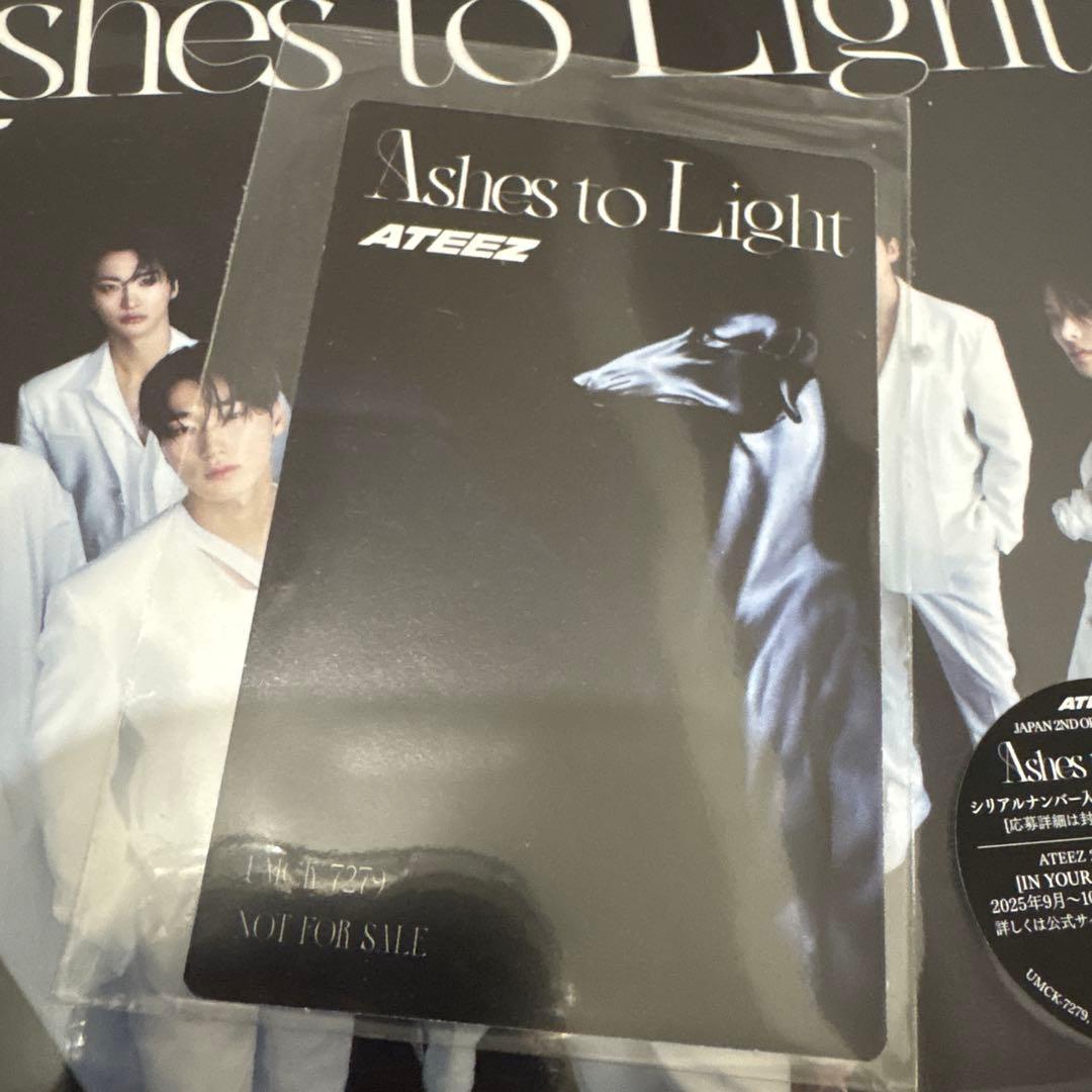 ATEEZ Ashes to Light 初回限定盤 ミンギトレカ付 - メルカリ