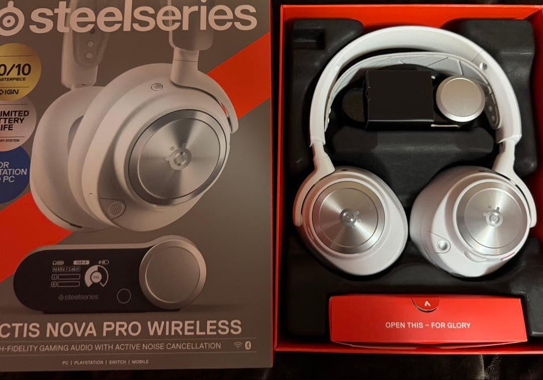 ヘッドホン SteelSeries ArctisNova PRO wireless New SteelSeries Arctis Nova Pro Wireless Xbox Multi-System Gaming