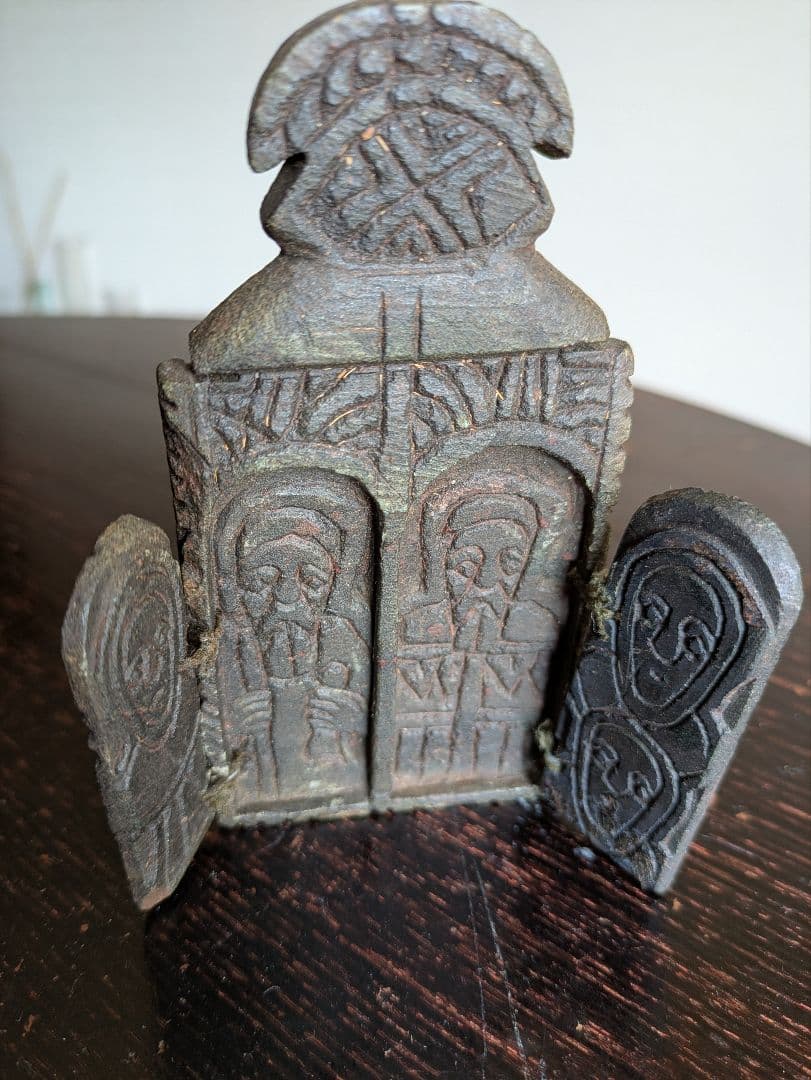 エチオピア正教 イコン 6面 宗教画 キリスト教 石彫刻 - メルカリ