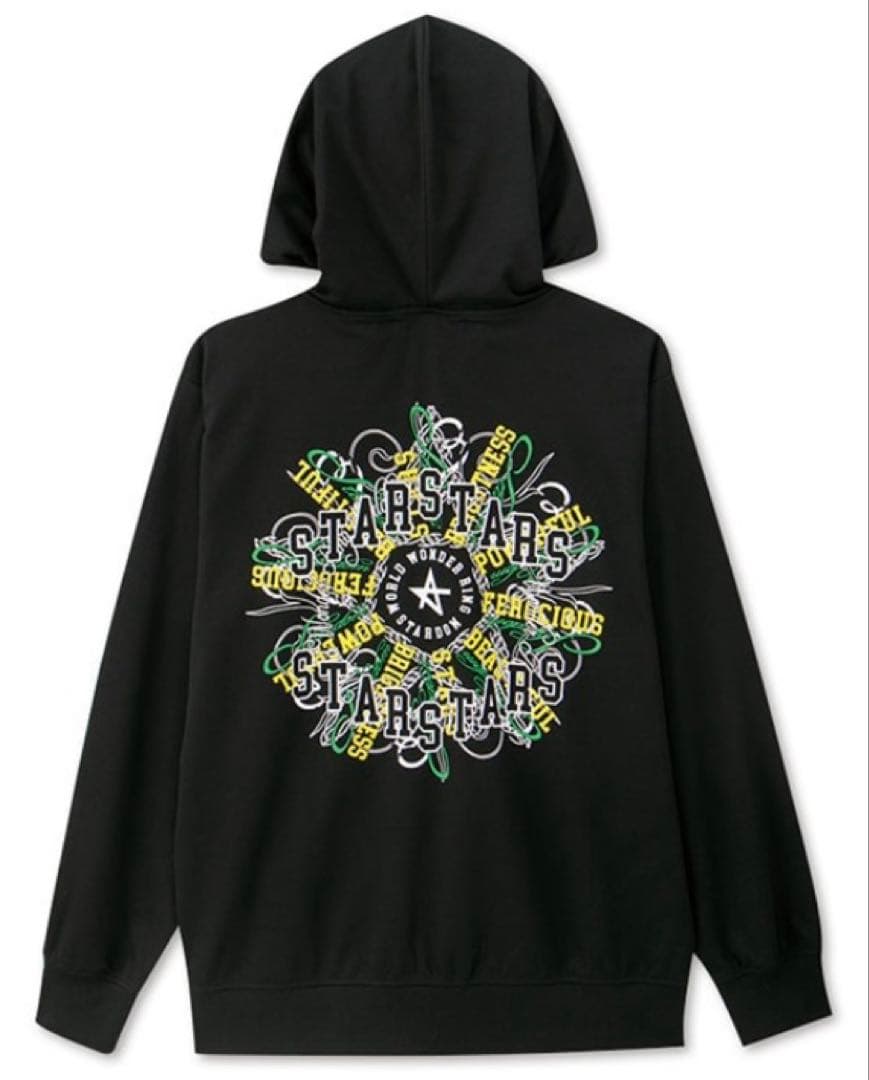 L スターダム 飯田沙耶 羽南 ジップパーカー ステッカー付、他 LL 3L