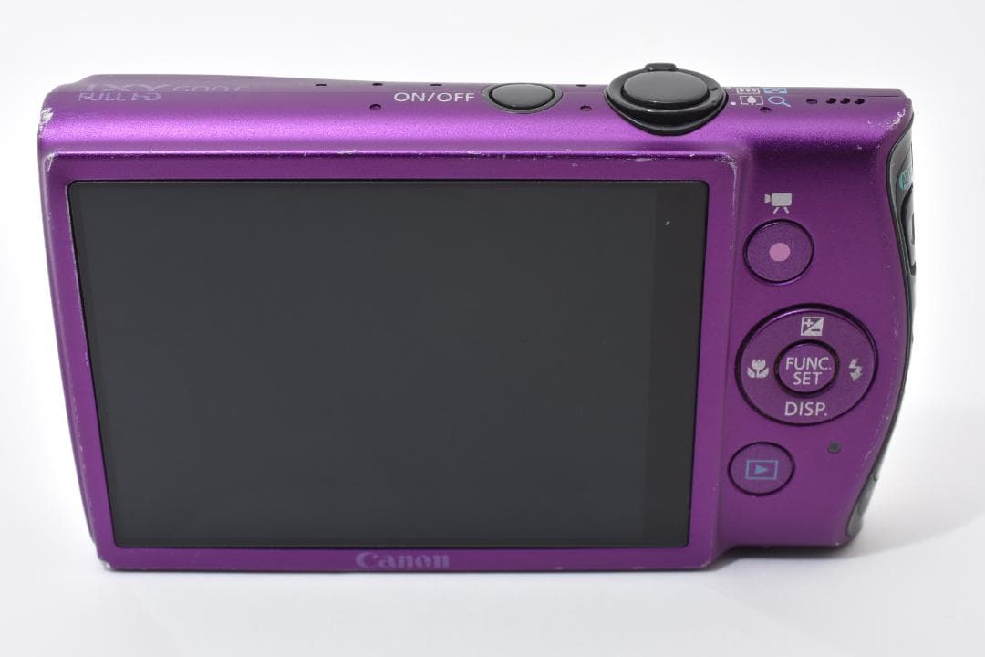 キヤノン　Canon IXY 600F パープル《動作確認済み・すぐ使えます！》
