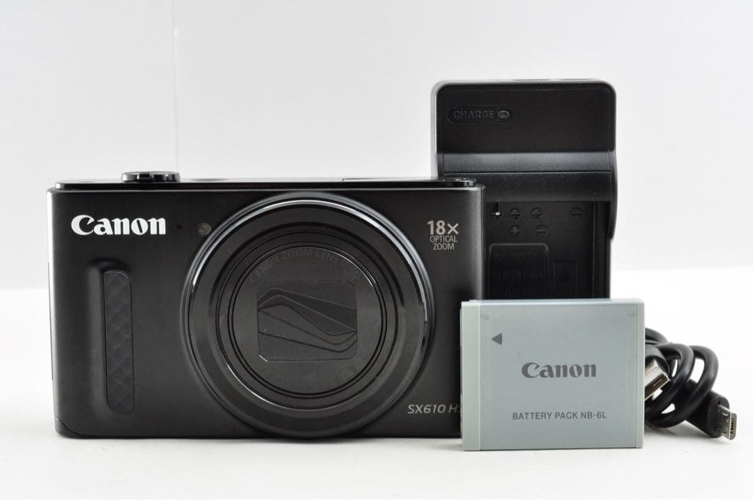 美品　Canon PowerShot SX610 HS ブラック コンデジ Amazon.com : Canon PowerShot SX610 HS - Wi-Fi Enabled (Black