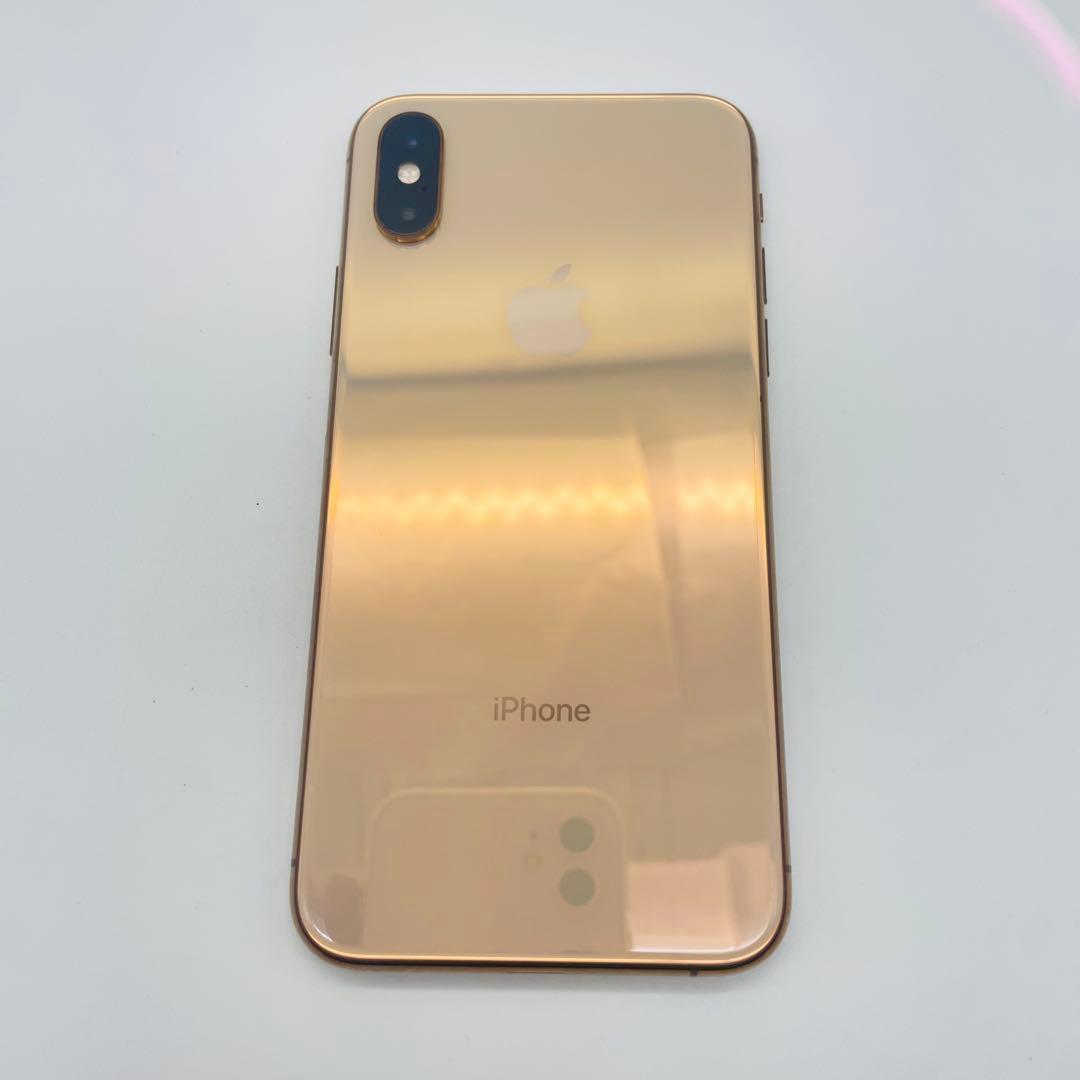 iPhone XS 256GB ゴールド SIMロック無し - メルカリ