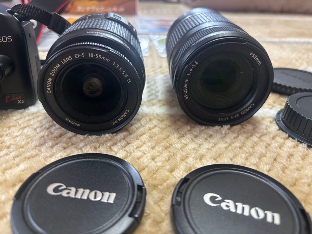 《極美品》Canon EOS kiss x2 ダブルズームキットセット