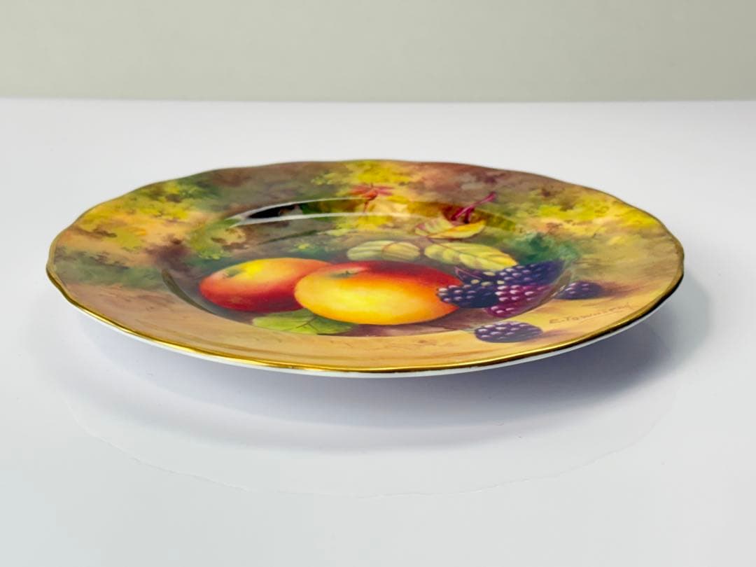 ロイヤル ウースター ペインテッド フルーツ プレートR7112332 - メルカリ