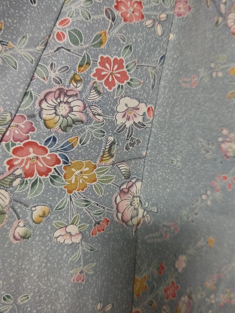 ほぼ未着用 大人のはんなり花柄総柄 小紋 袷 トールサイズ - メルカリ