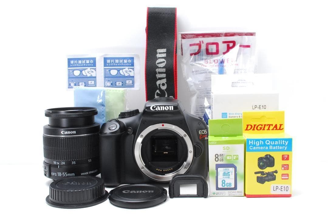 新品級ショット数 美品】Canon Kiss X50 スマホ転送 手振れ補正 - メルカリ