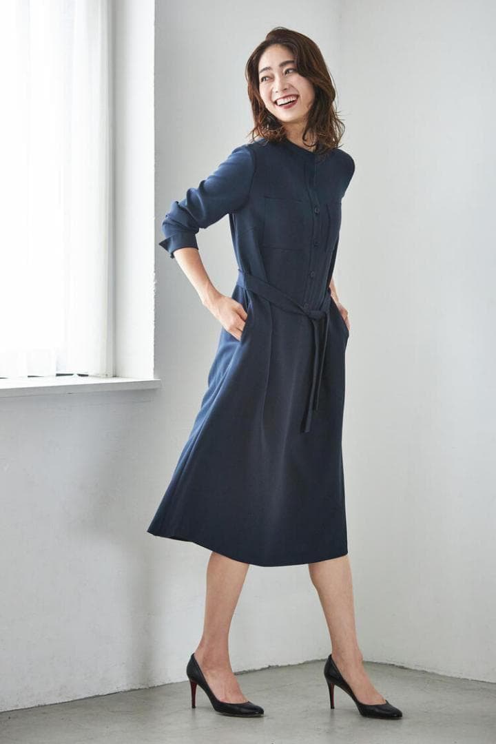 タグ付き未使用 ポールスチュアート ワンピース【ウォッシャブル】 ¥66,000 セール】 【ウォッシャブル】フラワーペイズリー ワンピース （ロング