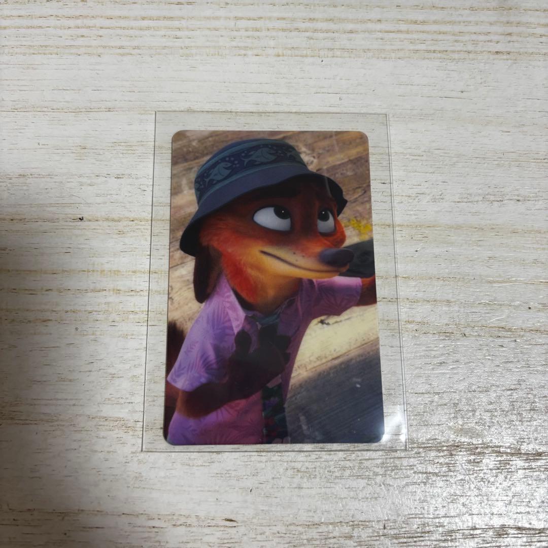 ズートピア2 オーマイカフェ 予約特典 コレクションカード ニック