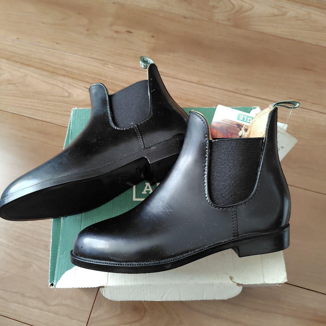 【新品未使用】 エーグル サイトゴア ラバーブーツ ショート 乗馬用 22.5m