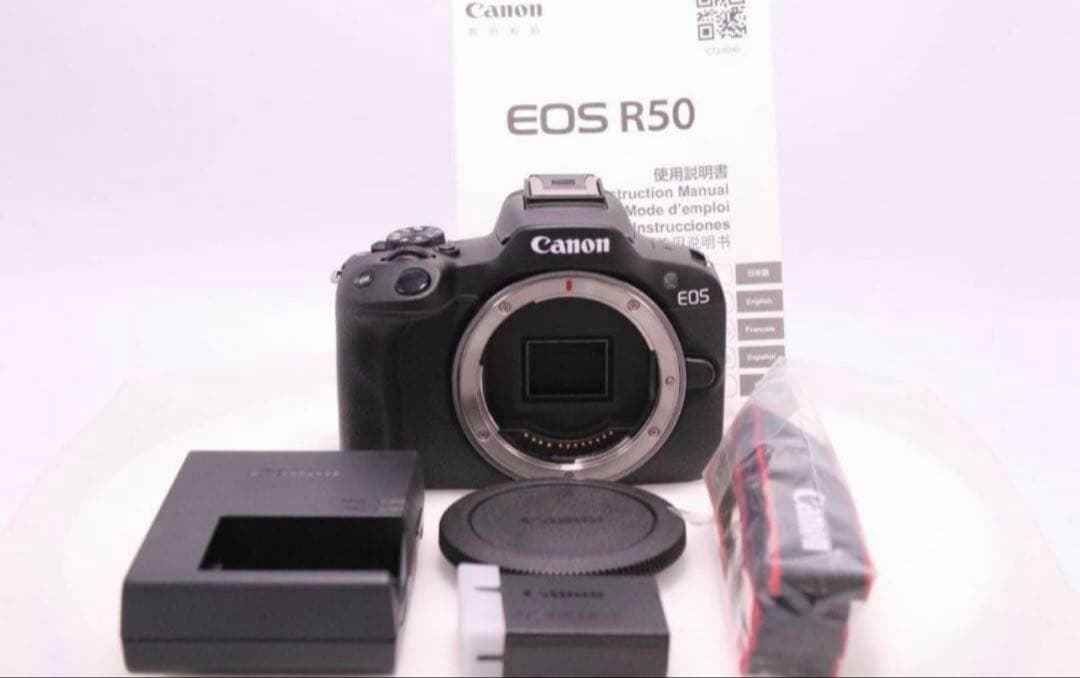 【新品】Canon eos R50 ミラーレス一眼 ボディ EOS R50 ミラーレス一眼カメラ ブラック [ボディ単体] CANON｜キヤノン