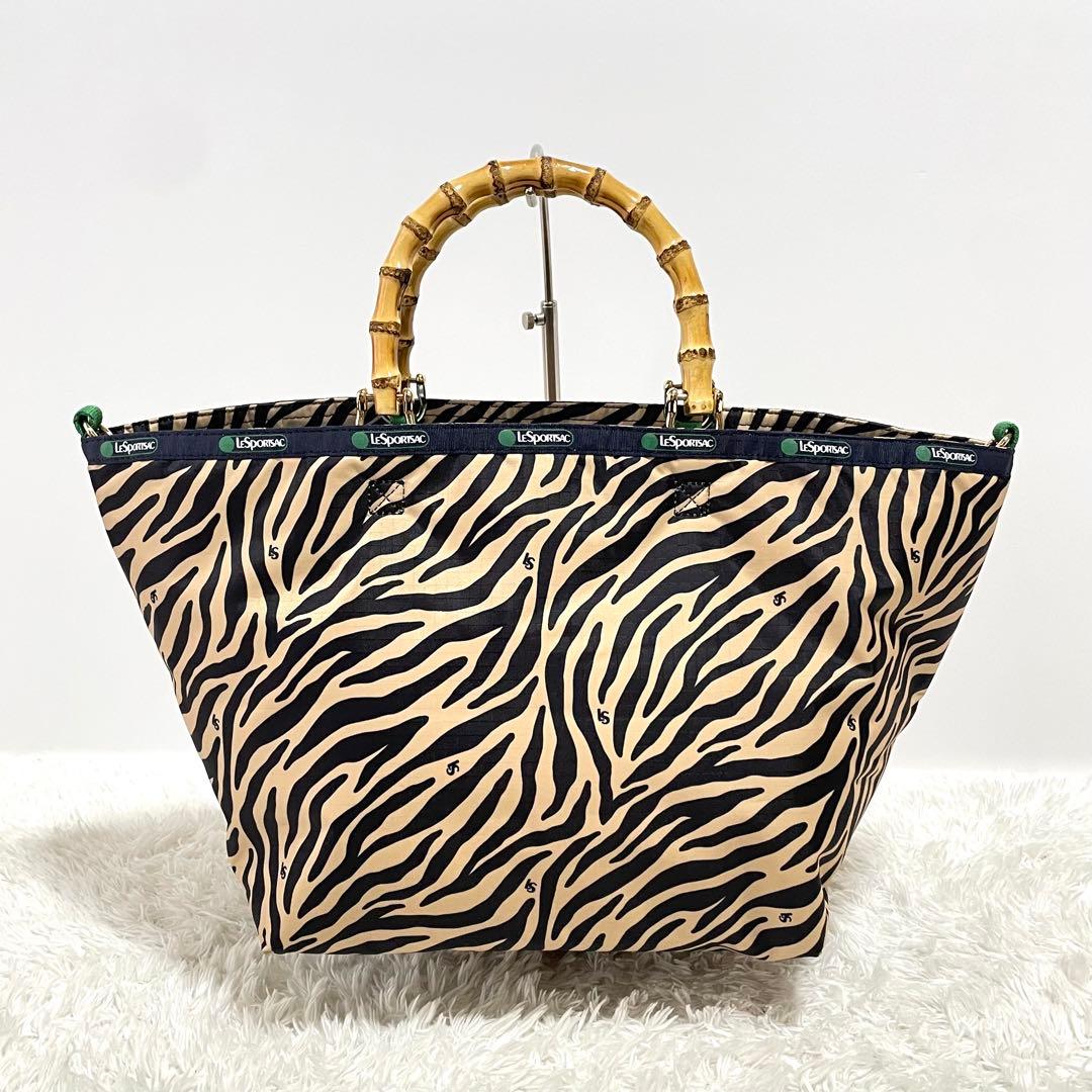 新品同様】 完売品 レスポートサック バンブー トートバッグ