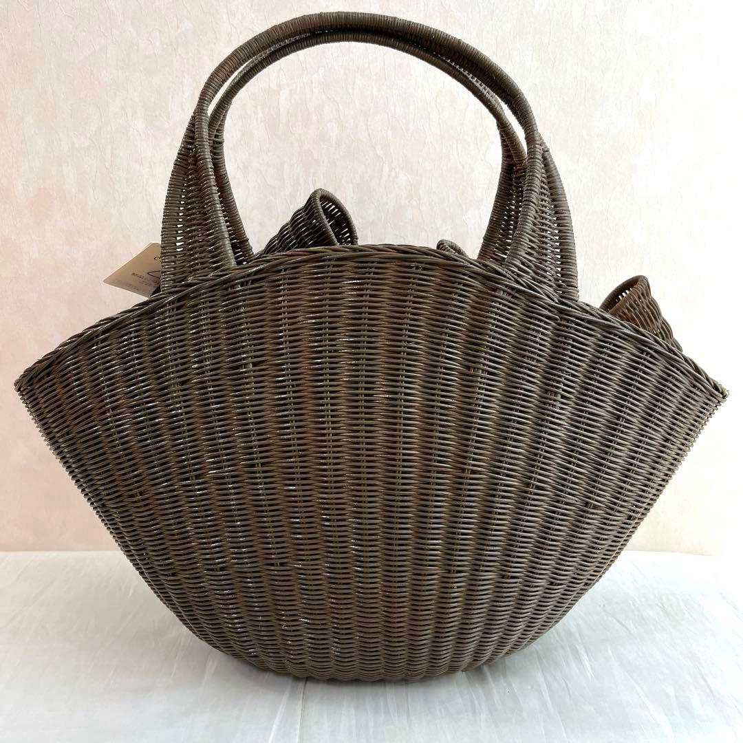 未使用保管品♡アナトリエ 籠バッグ ラタン かごバッグ リボンモチーフ