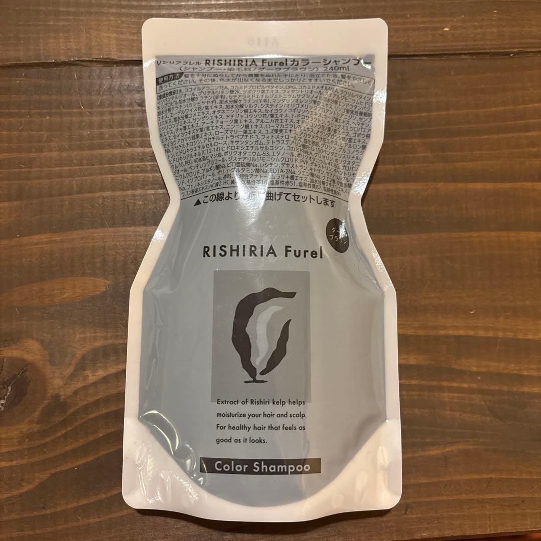 RISHIRIA Furel カラーシャンプー 240ml ダークブラウン - メルカリ