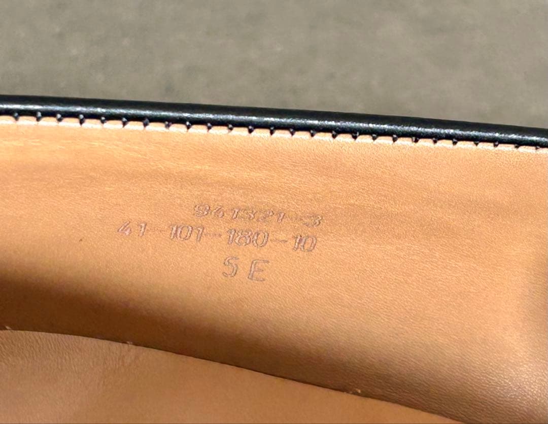 【美品】J.M.WESTON ローファー 180 ボックスカーフ 5E ブラック
