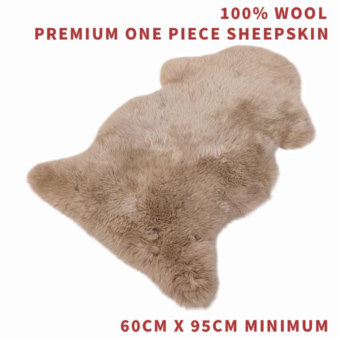プレミアムシープスキンオーストラリア天然毛皮 最高級ム一トン