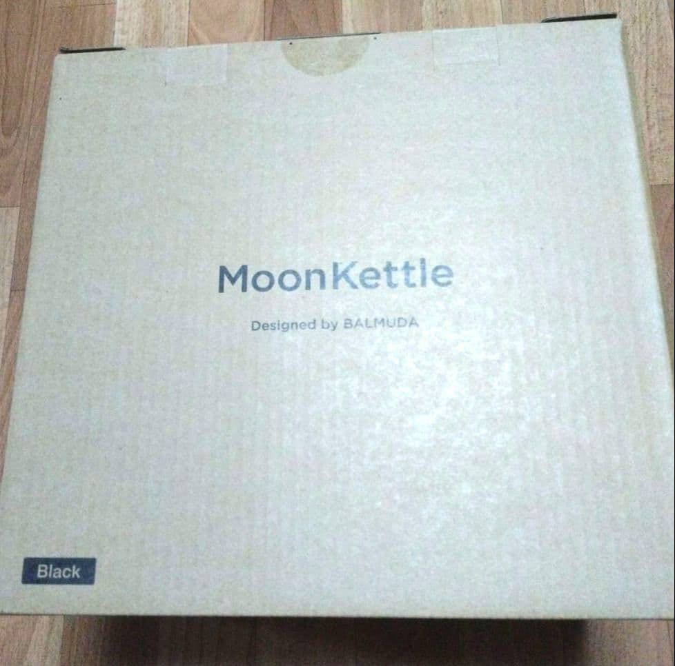 [新品未開封]BALMUDA ムーンケトル ブラック 電気ケトル Moon Kettle （ムーンケトル） ブラック KPT02JP-BK [0.9L