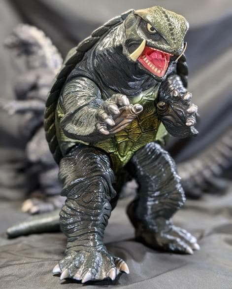 平成ゴジラ1991 ＆ガメラ1995 ビッグスケールソフビ（バンダイ）2体